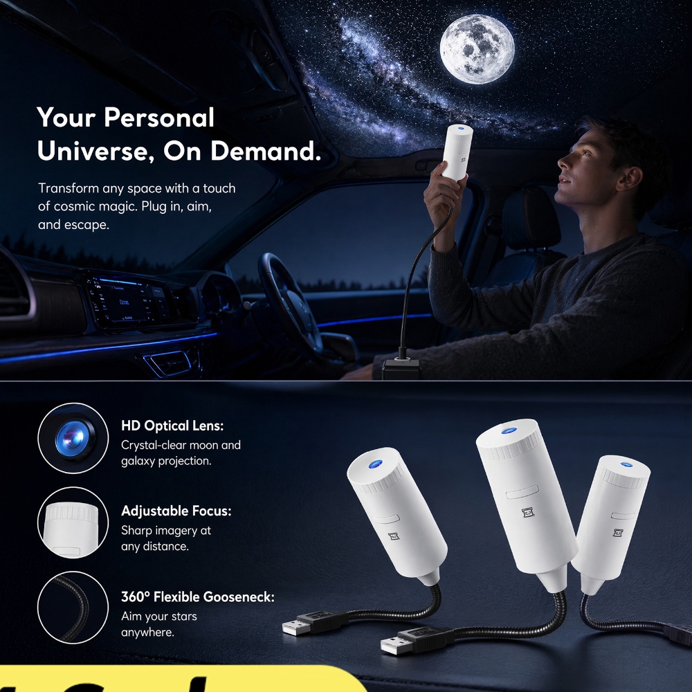 Mini Galaxy Star Projector Two - Star Projector Night 评论和价格