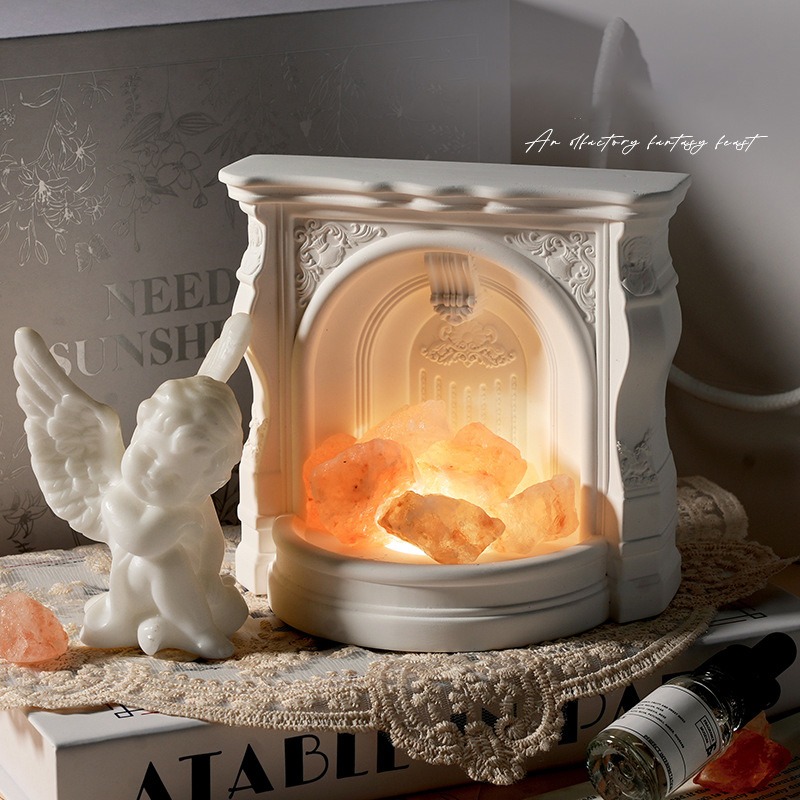 Himalayan Salt Lamp - Vintage Night Light Ornament for Home