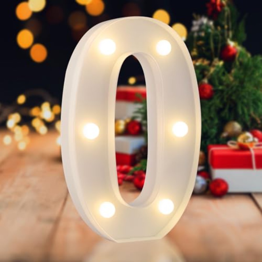 LED Marquee Numbers, 0-9 Light - Star Projector Night 评论和价格