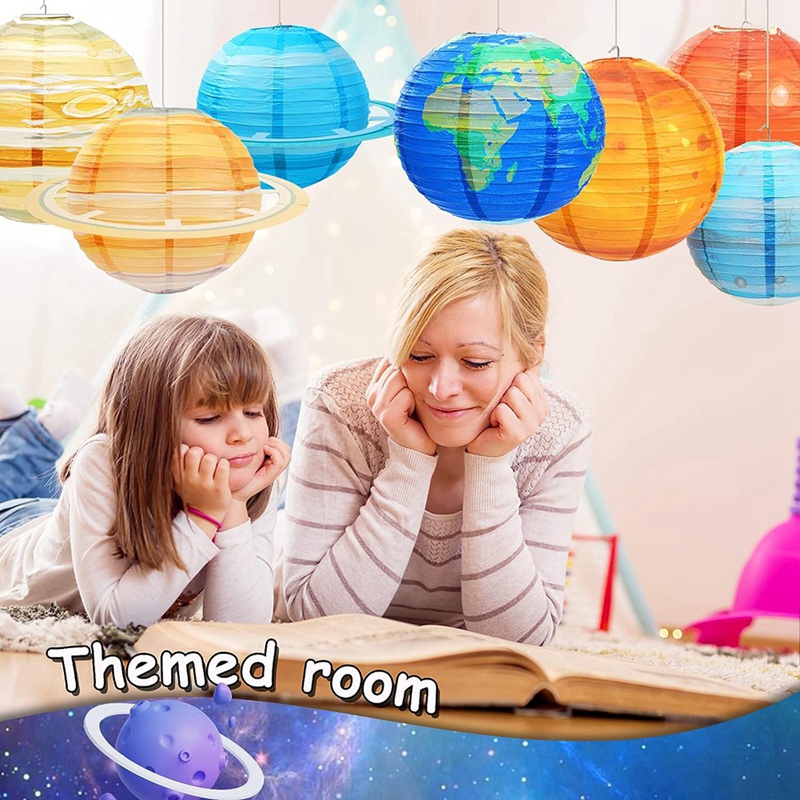 paper lantern 8Pcs Space Paper - Lantern Paper Solar 评论和价格