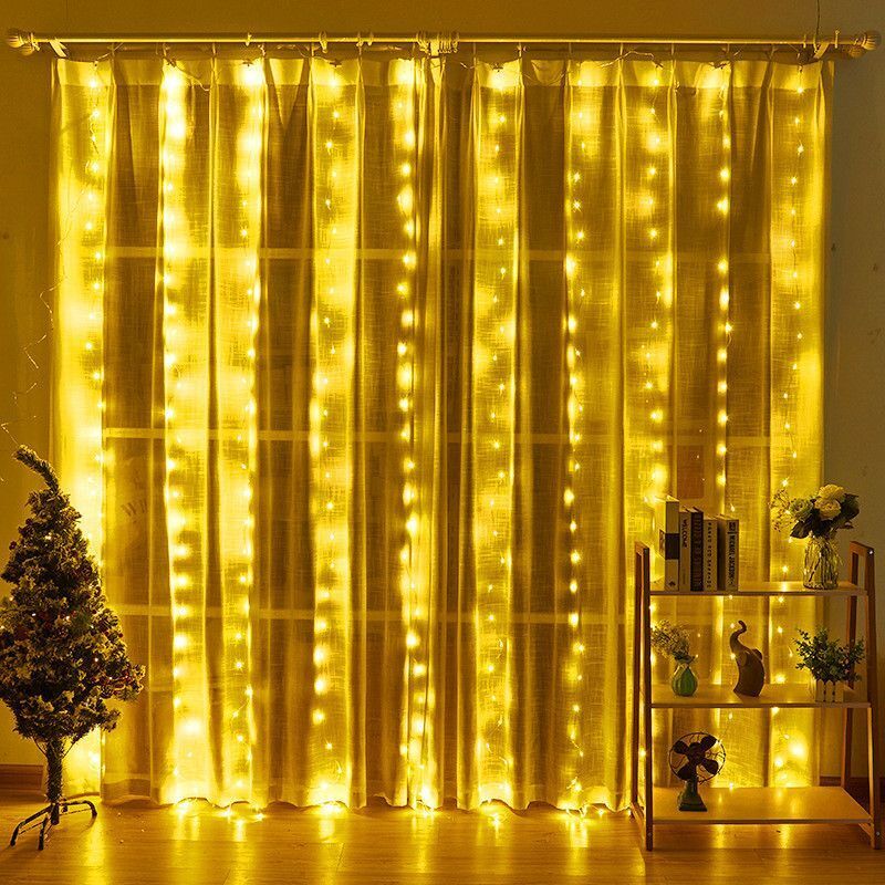 USB LED Curtain String Lights  - Fairy Light Curtain 评论和价格