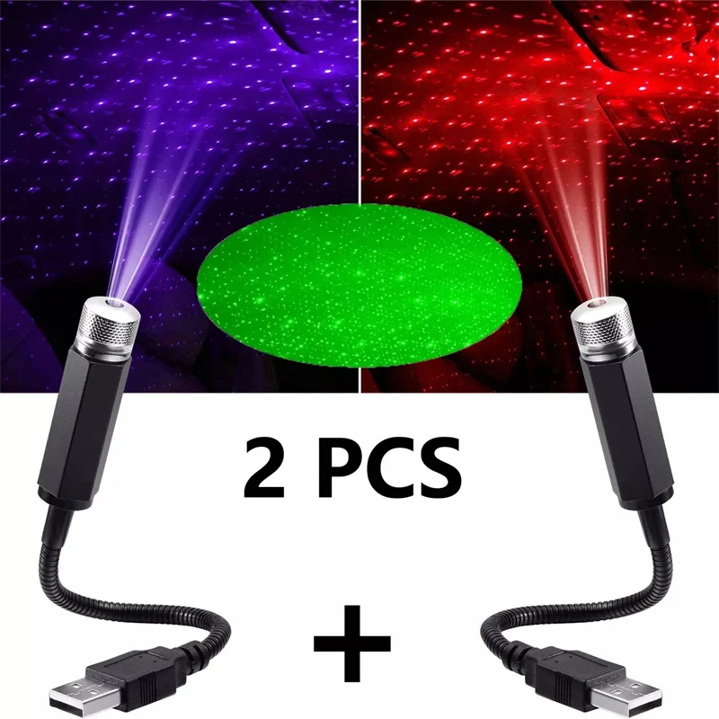 Mini Car LED Star Night Light  - Star Projector Night 评论和价格