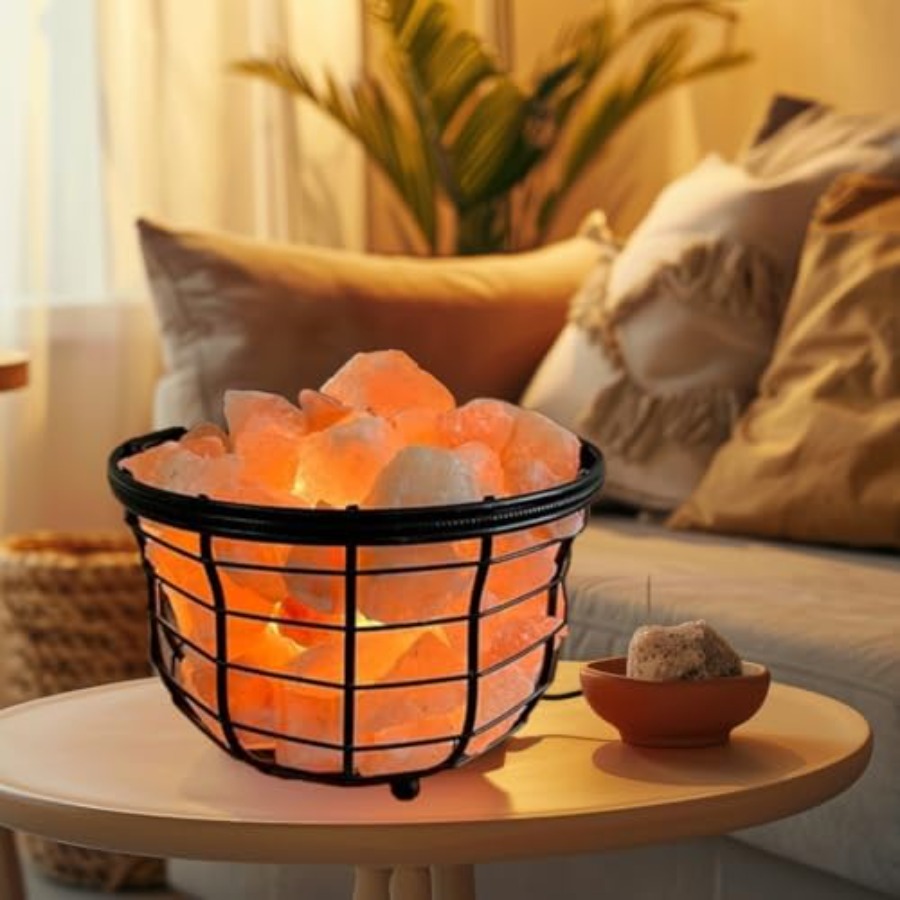 NB Himalayan Pink Salt Metal L - Himalayan Salt Lamp 评论和价格