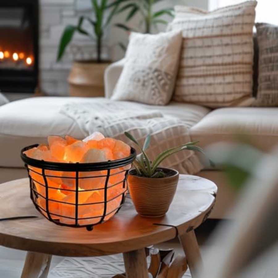 NB Himalayan Pink Salt Metal L - Himalayan Salt Lamp 评论和价格