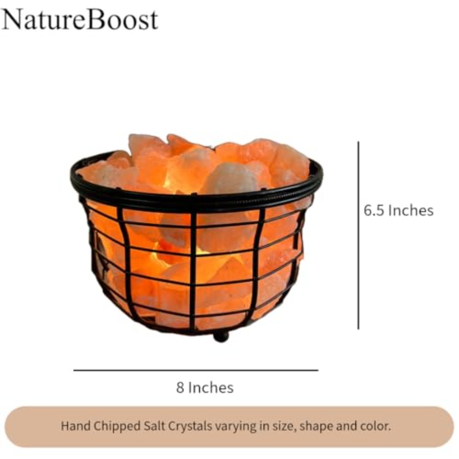 NB Himalayan Pink Salt Metal L - Himalayan Salt Lamp 评论和价格