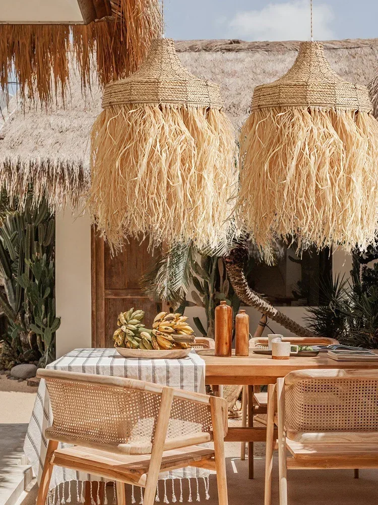 Handmade Woven Rattan Grass Pe - Decor Lighting Australia 评论和价格