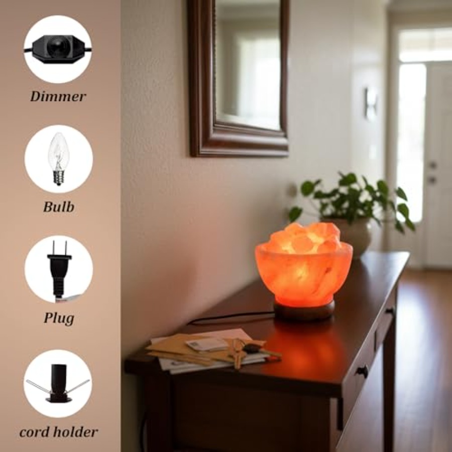 Himalayan Pink Salt Lamp Bowl  - Himalayan Salt Lamp 评论和价格