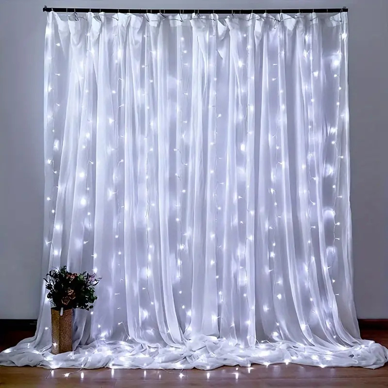 USB LED Curtain Lights Wedding - Fairy Light Curtain 评论和价格