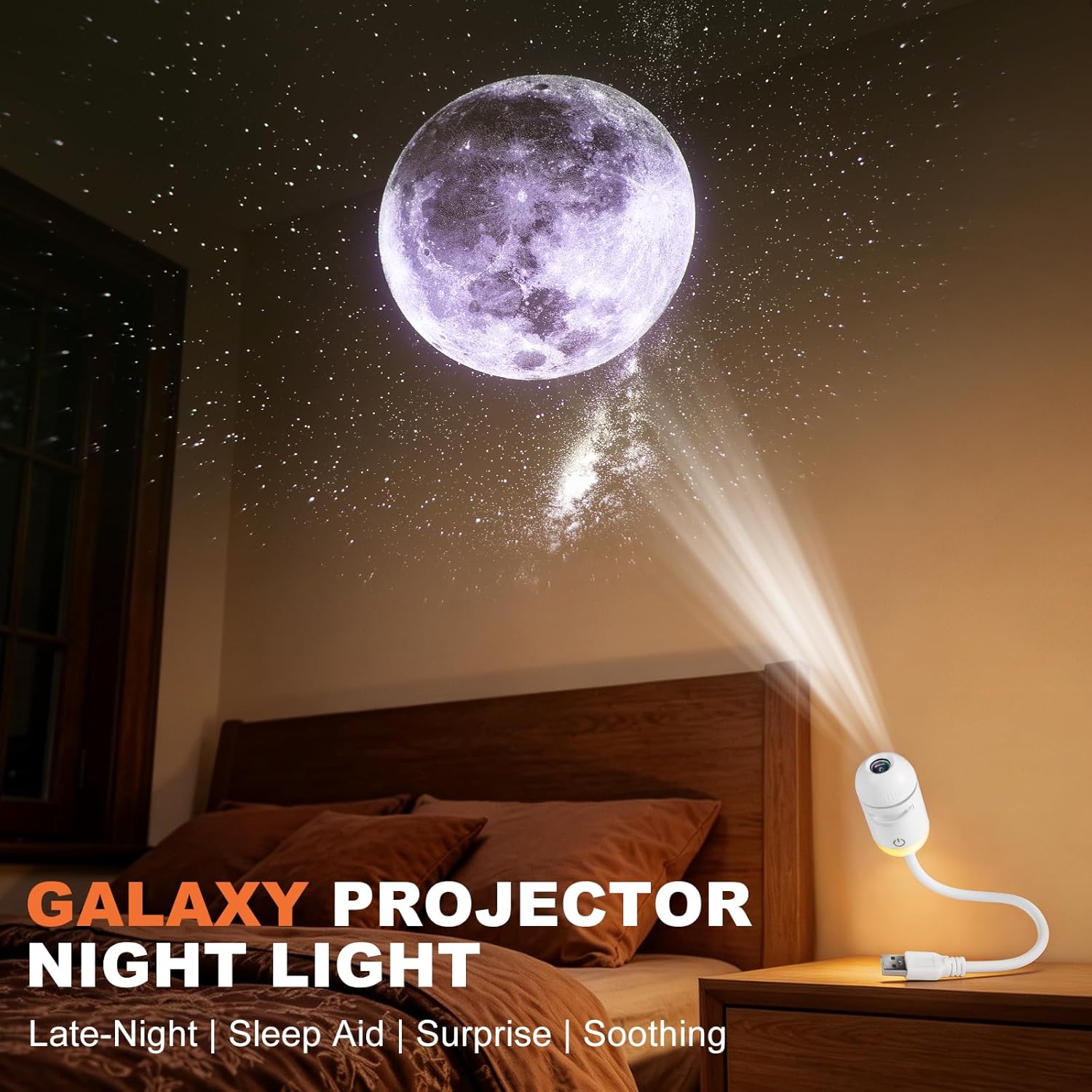 2-in-1 Mini Galaxy Star Projec - Star Projector Night 评论和价格
