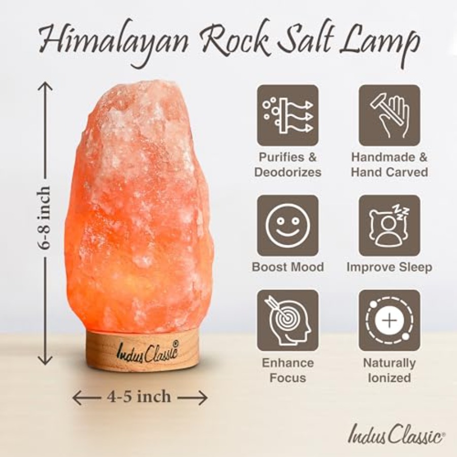LN-02 Pack of 2 Natural Himala - Himalayan Salt Lamp 评论和价格