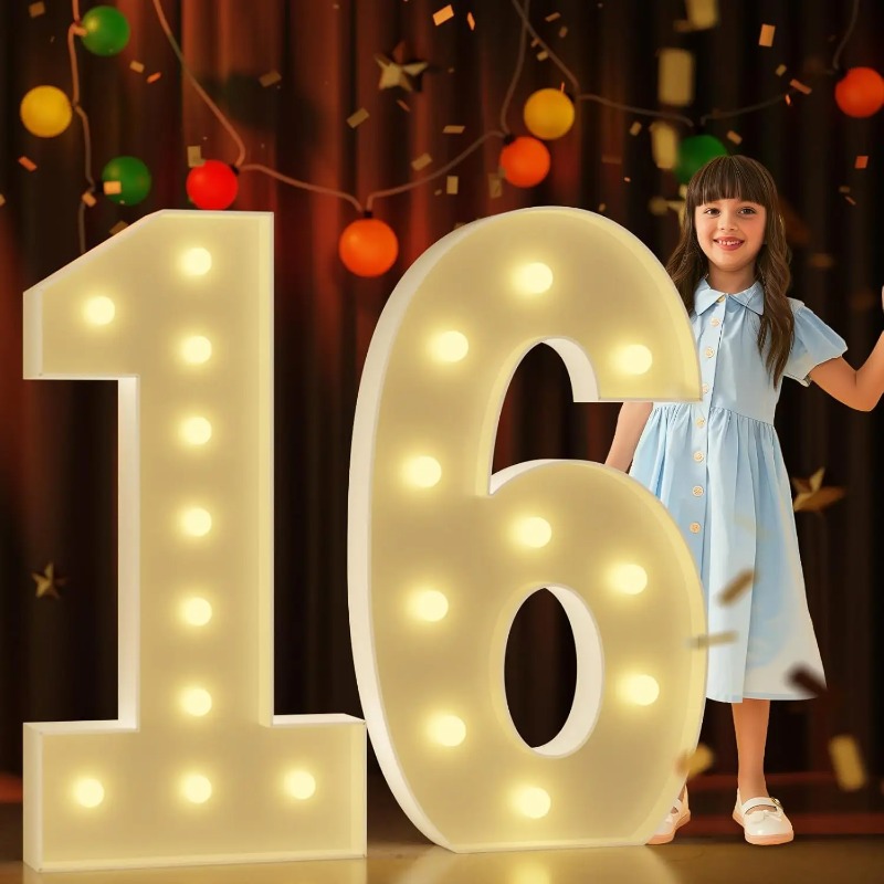 70-120cm Marquee Numbers Birth - Light Up Letters Marquee 评论和价格